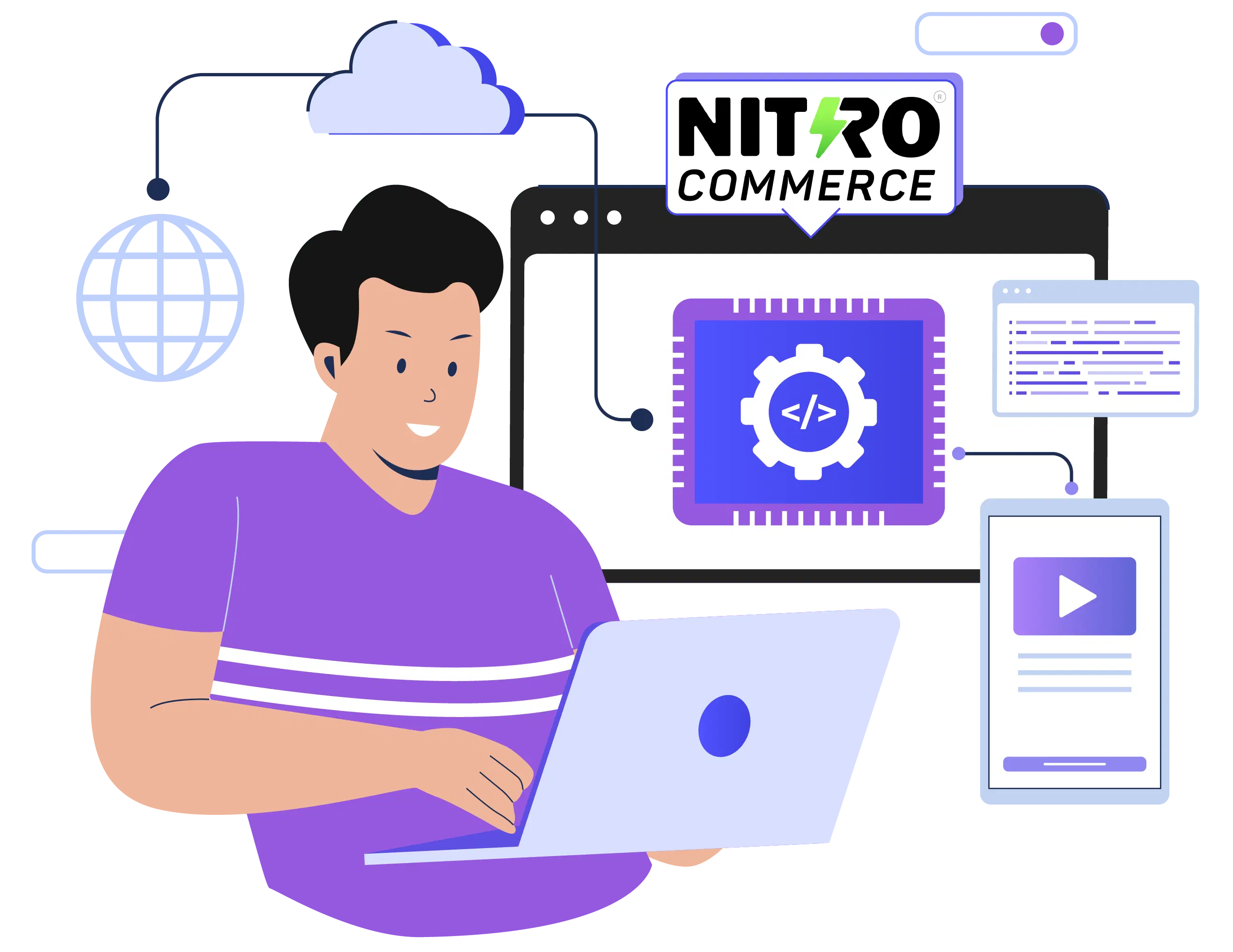 Nitro Commerce marketing features
