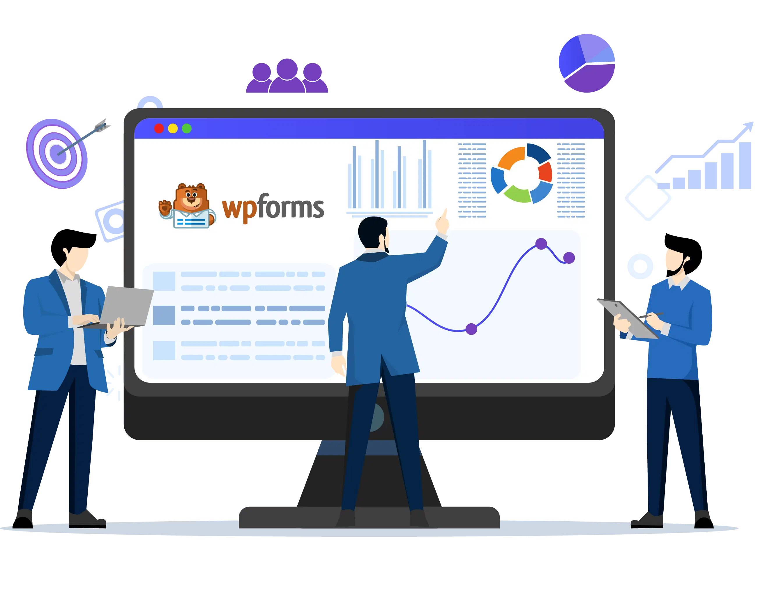 WP Forms sales features